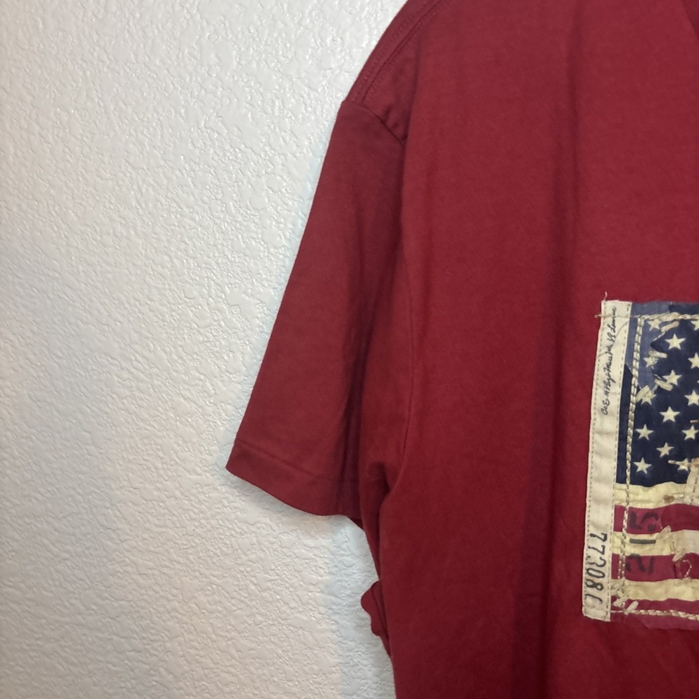 Denim Supply Ralph Lauren Distressed American Flag T-Shirt XL Single‎ Stitch - Picture 5 of 16